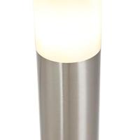 QAZQA Moderne buitenlamp paal staal 45 cm IP44 - Rox - thumbnail