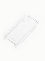 Høyde iPhone 16 hoesje - Backcover met siliconen ringen - Transparant - thumbnail