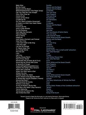 Hal Leonard First 50 Disney Songs You Should Play on the Piano songboek voor piano
