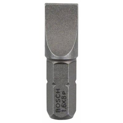 Bosch Accessoires Bit extra-hard S 1,6x8,0, 25 mm 3st - 2607001471