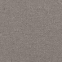 Bankje met rugleuning 120x62x75,5 cm stof taupe - thumbnail