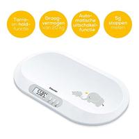 Beurer BY 90 Babyweegschaal Digitaal Weegbereik (max.): 20 kg Wit - thumbnail