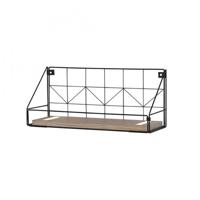 Paul Neuhaus Wandlamp LED plank L 45 cm bruin zwart - thumbnail