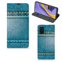 Samsung Galaxy A51 Hippe | Standcase | Jeans - thumbnail