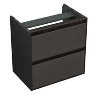 Onderkast Forzalaqua Reno 59.5x39.5x60 cm 2 La Softclose Eiken Black Oiled Forzalaqua - thumbnail
