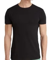 Ondershirts heren 2-pack basic - ronde hals - Slim fit heren T-shirt katoen - thumbnail