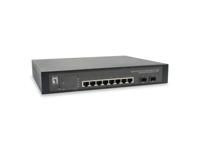 LevelOne GEP-1070 netwerk-switch Managed L2 Gigabit Ethernet (10/100/1000) Power over Ethernet (PoE) 19U Zwart - thumbnail