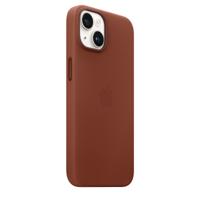 Apple leather case iPhone 14 Umber - thumbnail