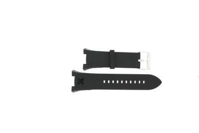 Horlogeband Armani AX1042 Silicoon Zwart 32mm Horlogeband Armani AX1042 Silicoon Zwart 32mm