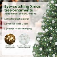 VidaXL Kerstboom met 300 led met standaard groen 180 cm pvc - thumbnail