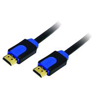 LogiLink CHB1101 HDMI-kabel HDMI Aansluitkabel HDMI-A-stekker, HDMI-A-stekker 1.00 m Zwart 4K UHD - thumbnail