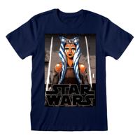 T-Shirt met Korte Mouwen Star Wars White Blades Blauw Unisex - Maat: M - thumbnail