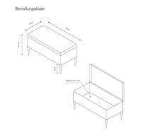 ECHTWERK Bank Scarlett (Crème) - thumbnail