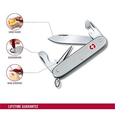 Victorinox Pionier 0.8201.26 Zwitsers zakmes Aantal functies 8 Zilver Victorinox Pionier 0.8201.26 Zwitsers zakmes Aantal functies 8 Zilver
