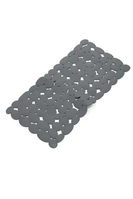 Wicotex badmat antislip- antraciet 75x36cm stones
