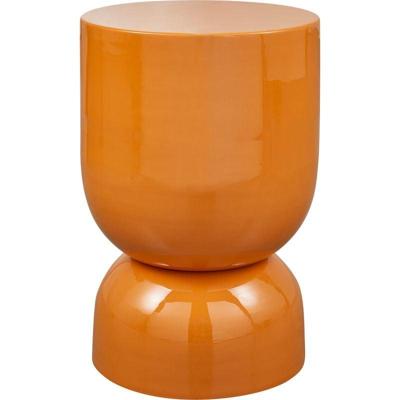 WOOOD Bijzettafel 'Hekla' 32cm, kleur Oranje WOOOD Bijzettafel 'Hekla' 32cm, kleur Oranje