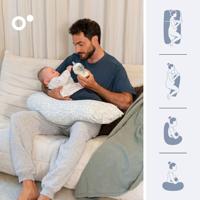 Zwangerschaps- en borstvoedingskussen B.LOVE XXL BABYMOOV Oeko-Tex? groen - thumbnail