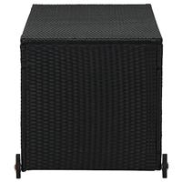 Tuinbox 120x65x61 cm poly rattan zwart - thumbnail