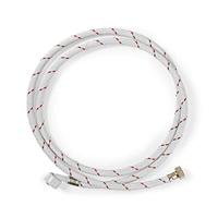 Nedis Nylon Toevoerslang | 1/2'' | 3/4'' | 10 bar | 90 °C | 2 m | Rood / Wit | 1 stuks - WAIH3412SH1N20 WAIH3412SH1N20 - thumbnail