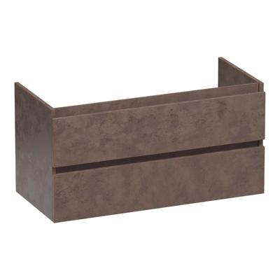 Brauer Joy - Onderkast - 100 cm - met 2 Softclose Lades Greeploos en 1 Sifon Uitsparing - Erosion