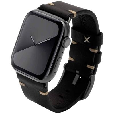 JT Berlin Watchband Alex II Vintage Horlogeband 42 mm, 44 mm, 45 mm, 46 mm M Zwart, Space grijs Watch Series 1, Watch Series 2, Watch Series 3, Watch Series 4, JT Berlin Watchband Alex II Vintage Horlogeband 42 mm, 44 mm, 45 mm, 46 mm M Zwart, Space grijs Watch Series 1, Watch Series 2, Watch Series 3, Watch Series 4,