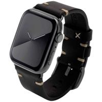 JT Berlin Watchband Alex II Vintage Horlogeband 42 mm, 44 mm, 45 mm, 46 mm M Zwart, Space grijs Watch Series 1, Watch Series 2, Watch Series 3, Watch Series 4, - thumbnail