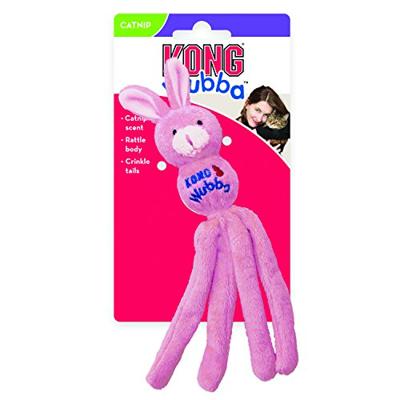 Kattenspeelgoed Kong Wubba Cat haas, 21 cm, diverse kleuren