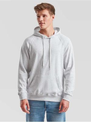 FRUIT OF THE LOOM LIGHTWEIGHT HOODED SWEAT SWEATSHIRT