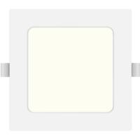 LED Downlight Pro Vierkant 6W - Natuurlijk Wit 4000K - Inbouw - Mat Wit Kunststof - thumbnail