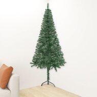Kunstkerstboom hoek 150 cm PVC groen - thumbnail