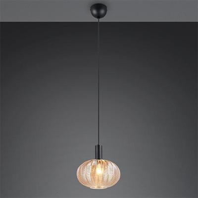 Trio Klassieke hanglampElvezia amber glas - R36771013