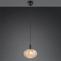 Trio Klassieke hanglampElvezia amber glas - R36771013 - thumbnail