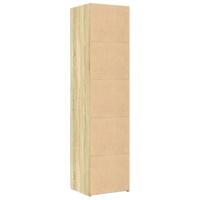 Hoge kast 45x42,5x185 cm bewerkt hout sonoma eikenkleurig - thumbnail