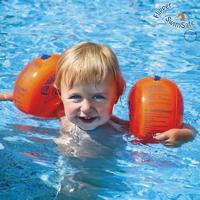 Swimsafe zwemmouwtjes flipper oranje 2 stuks - thumbnail
