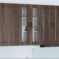 Keukenkast Kalmar Bruin Eiken 60 x 31 x 100 cm Bewerkt hout - thumbnail