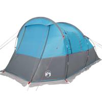 VidaXL Tunneltent 4-persoons waterdicht blauw - thumbnail