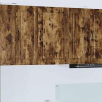 Keukenkast met plank Gerookt eiken 50 x 31 x 80 cm Bewerkt hout - thumbnail