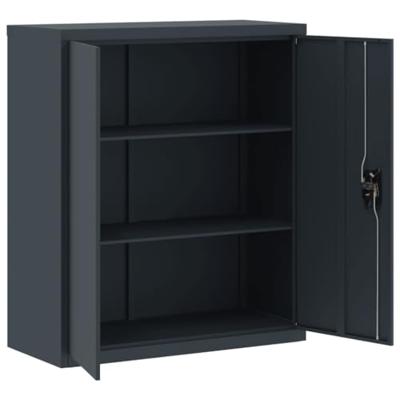 Archiefkast 90x40x105 cm staal antracietkleurig