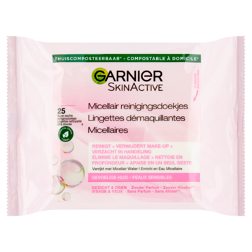 Garnier Skin naturals wipes ultra soft micellair (25 st)