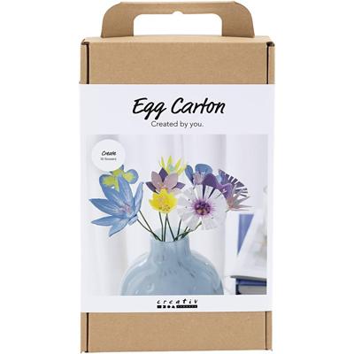 Creativ Company Hobbyset bloemen van eierdozen, pastelkleuren, 1 doos Creativ Company Hobbyset bloemen van eierdozen, pastelkleuren, 1 doos