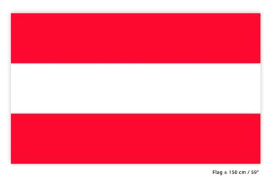 Vlag Oostenrijk - 90x150 cm