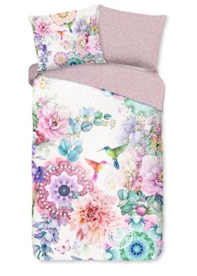 HIP Dekbedovertrek "mandala's en bloemen" - Multi - (140x200/220 cm) - Katoen Satijn