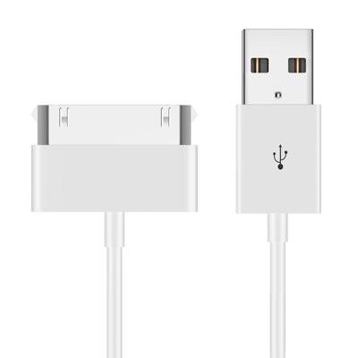 JETech USB Sync hronisatie en oplaadkabel voor Apple iPhone 4 / 4s, iPhone 3G / 3GS, iPad 1/2/3, iPod (wit)