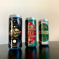 Tinnen Spaarpot - Bierblik spaarpot - Spaarpot voor op de bar - Bier accessoires - thumbnail