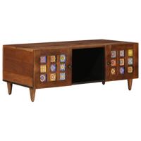 Salontafel Bruin 100 x 54 x 40 cm Massief Mango Hout - thumbnail