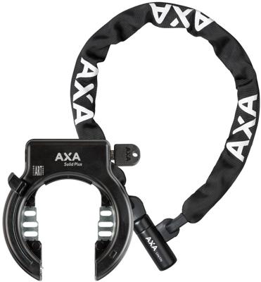 Axa Set ringslot solid plus + linq city 100 - zwart