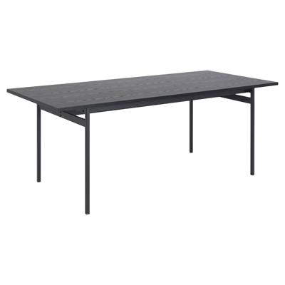 Bendt Eettafel 'Mick' 200 x 90cm, kleur Zwart