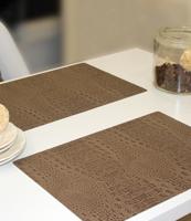 Wicotex placemat 30 x 43 cm coko marron - thumbnail