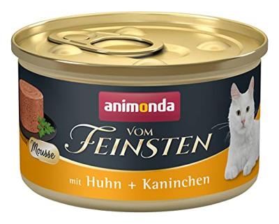 ANIMONDA Vom Feinsten Mousse Chicken and rabbit - nat kattenvoer - 85g