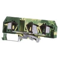 WAGO 283-677 Aardingsklem 12 mm Spanveer Toewijzing: Terre Groen, Geel 20 stuk(s)